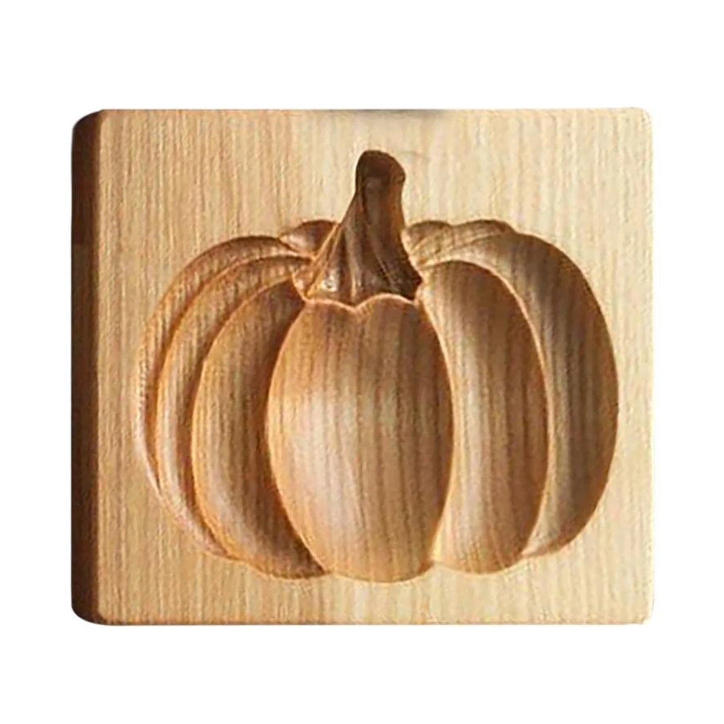 Wooden Cookie Cutter Baking Mold Press Stamps Gingerbread DIY Tool