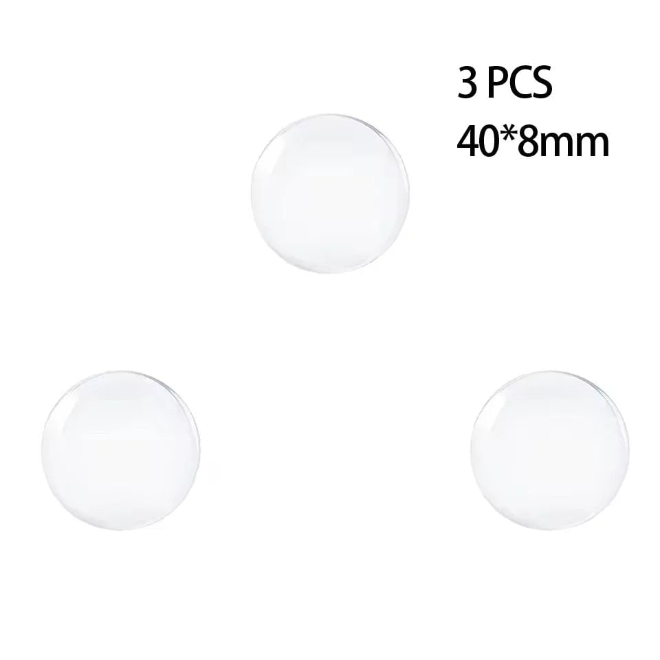 Clear Rubber Door Knob Wall Shield - Self-Adhesive Door Stopper Pad