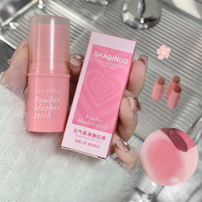 Waterproof Natural Cheek Blush Stick - Moisturizing Peach Contour