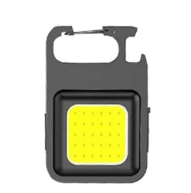 Mini LED COB Keychain Flashlight USB Rechargeable Aluminum Alloy