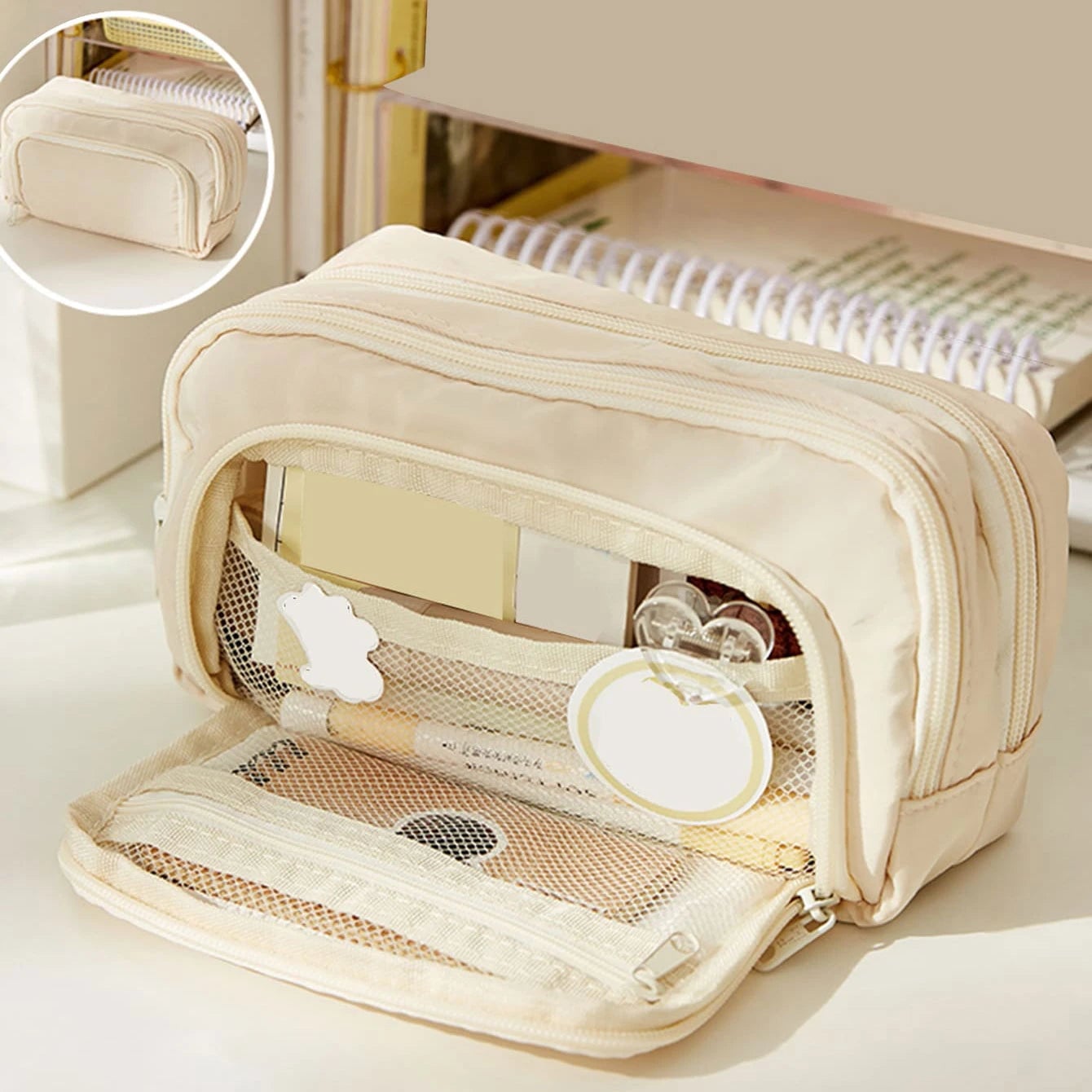 Multi-Layer Large Capacity Pencil Case - Student Stationery Storage