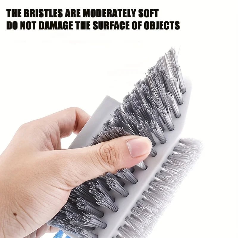 4-in-1 Gap Cleaning Brush Squeegee Tool - Glass Kitchen Bathroom