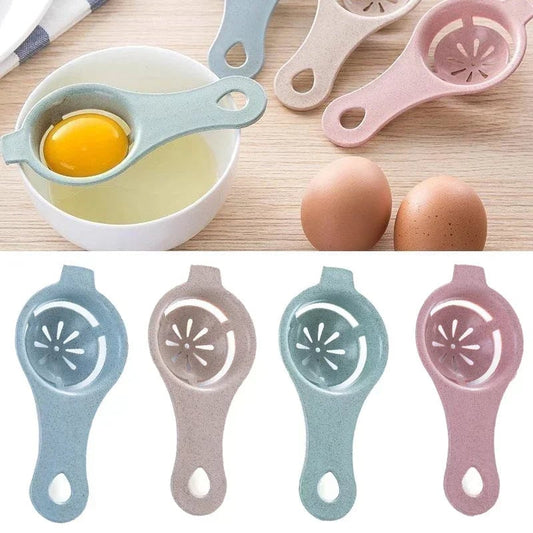 Wheat Straw Egg White Separator - Kitchen Baking Filter Tool