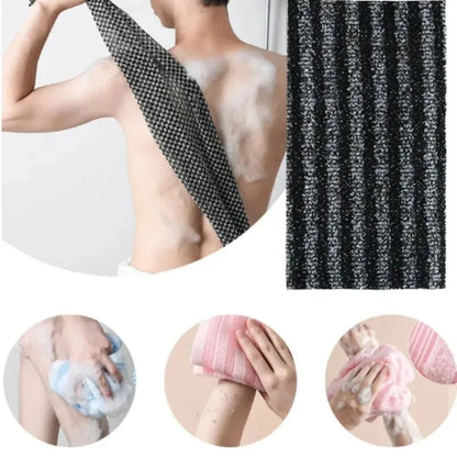 Japanese Nylon Exfoliating Back Scrub Washcloth Bath Towel Brush