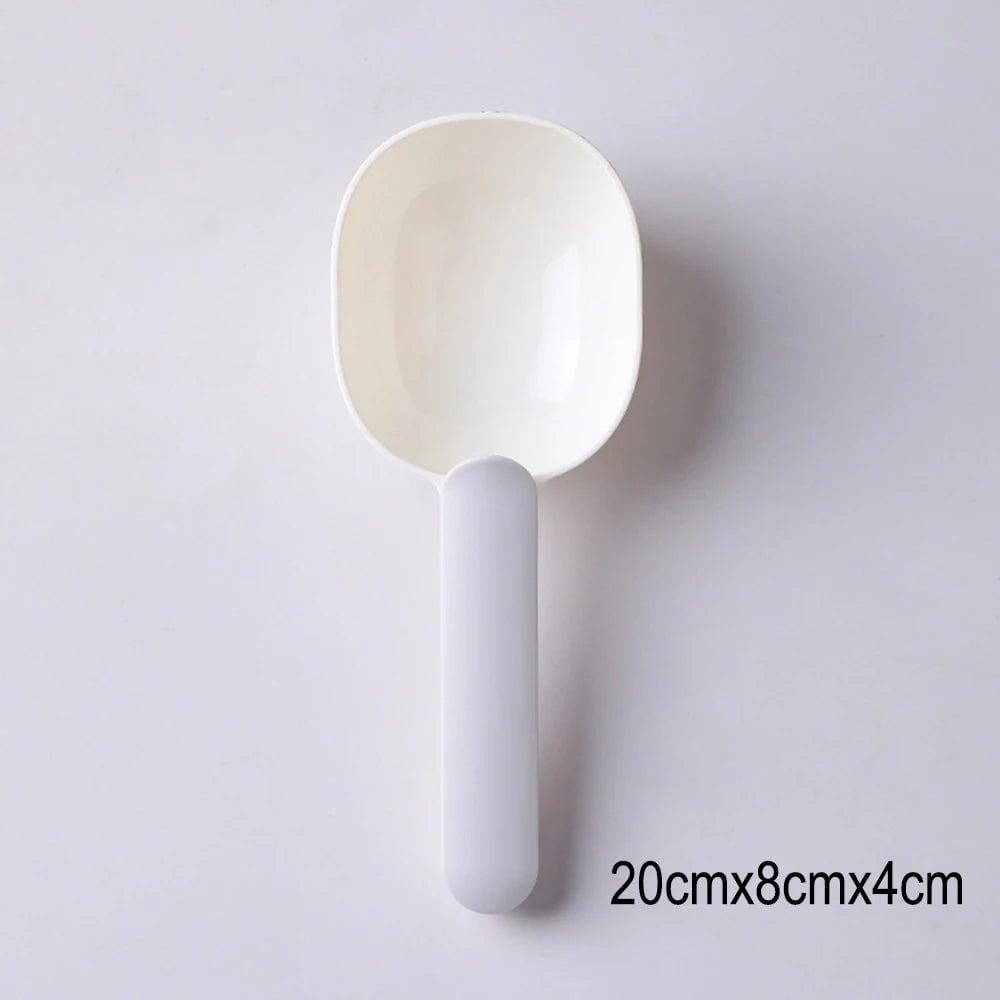 Multifunctional Pet Food Scoop with Sealing Clip & Measuring Cup