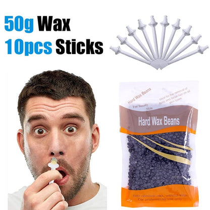 Portable Nose Wax Kit 50g-1005g Hair Removal Men Women Beauty