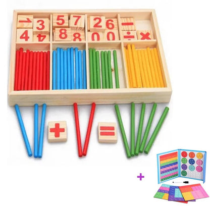 Magnetic Fraction Puzzles - Montessori Math Teaching Aid Educational Toy
