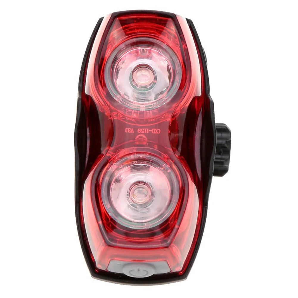 High Visibility Red Bicycle Rear Light AAA Battery MTB Road Bike Tail