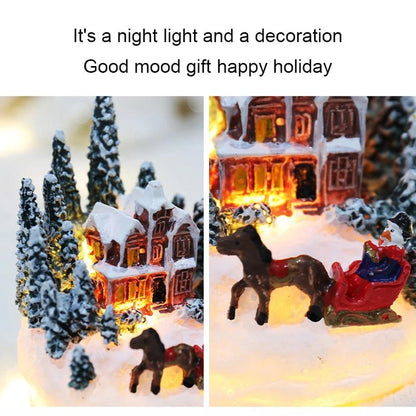 LED Christmas House Night Light - Micro Landscape Decoration Luminous
