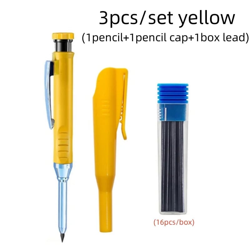 2.8mm Mechanical Carpenter Pencils Set 16 Refills Construction