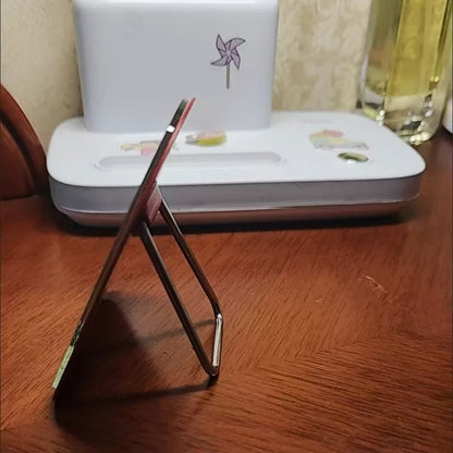 Hello Kitty Metal Desktop Makeup Mirror with Adjustable Bracket