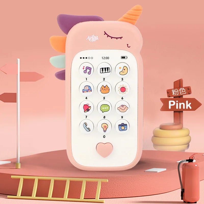 Musical Baby Phone Teether Toy - Educational Sound Telephone Infant
