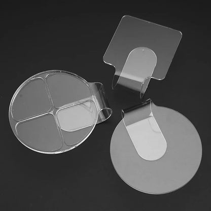 Clear Acrylic Handheld Mixing Palette - Makeup & Nail Art Tool