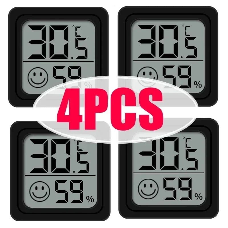 Digital LCD Temperature Humidity Meter Indoor Thermometer Hygrometer