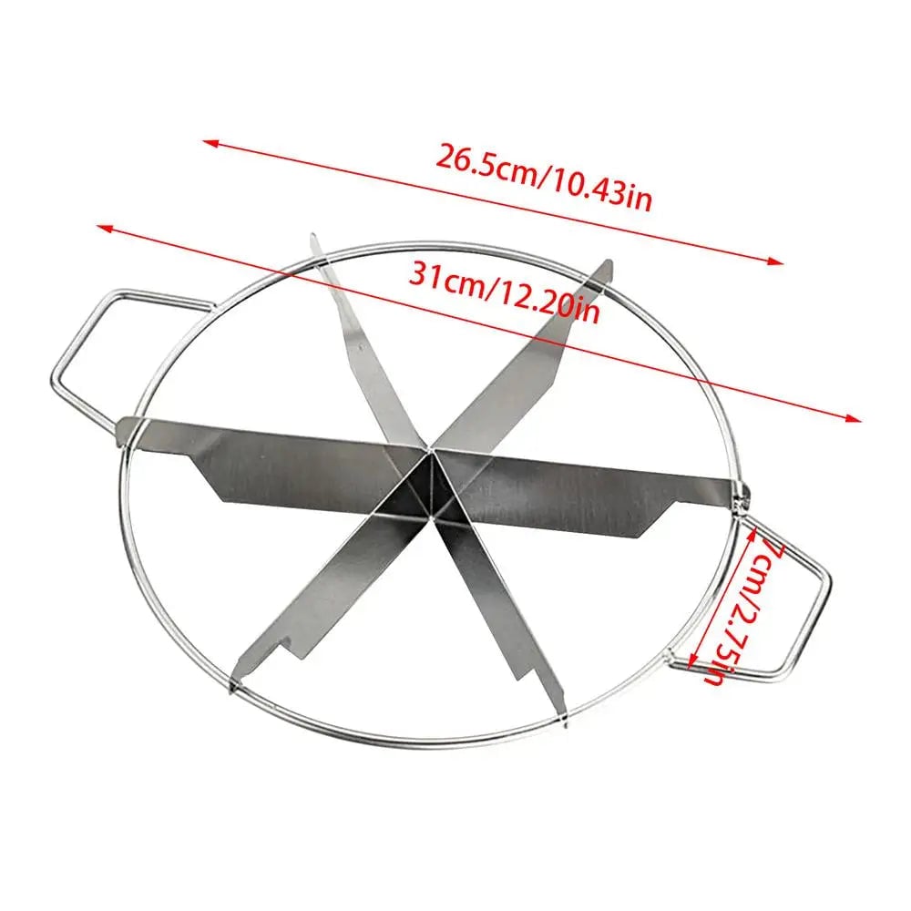 Stainless Steel Cake Divider 6/7/8 Portions Pizza Pie Cutter Tool