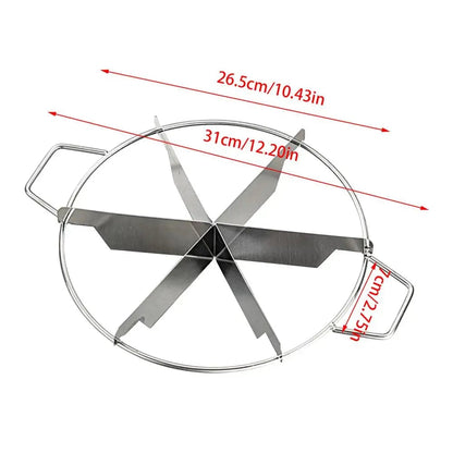 Stainless Steel Cake Divider 6/7/8 Portions Pizza Pie Cutter Tool