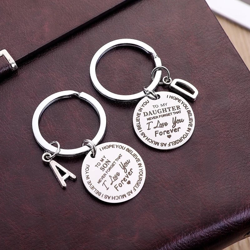 20pcs Stainless Steel Split Key Rings 20-35mm Round Flat Line