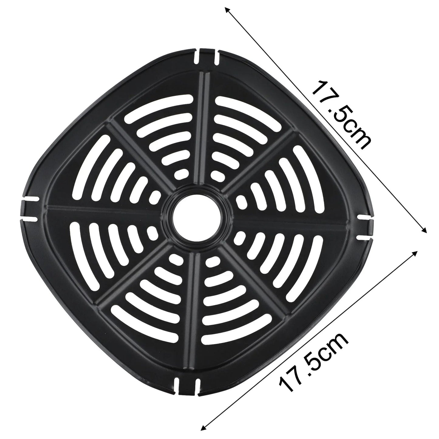 Air Fryer Basket Replacement Grill Pan with Food Divider Tray