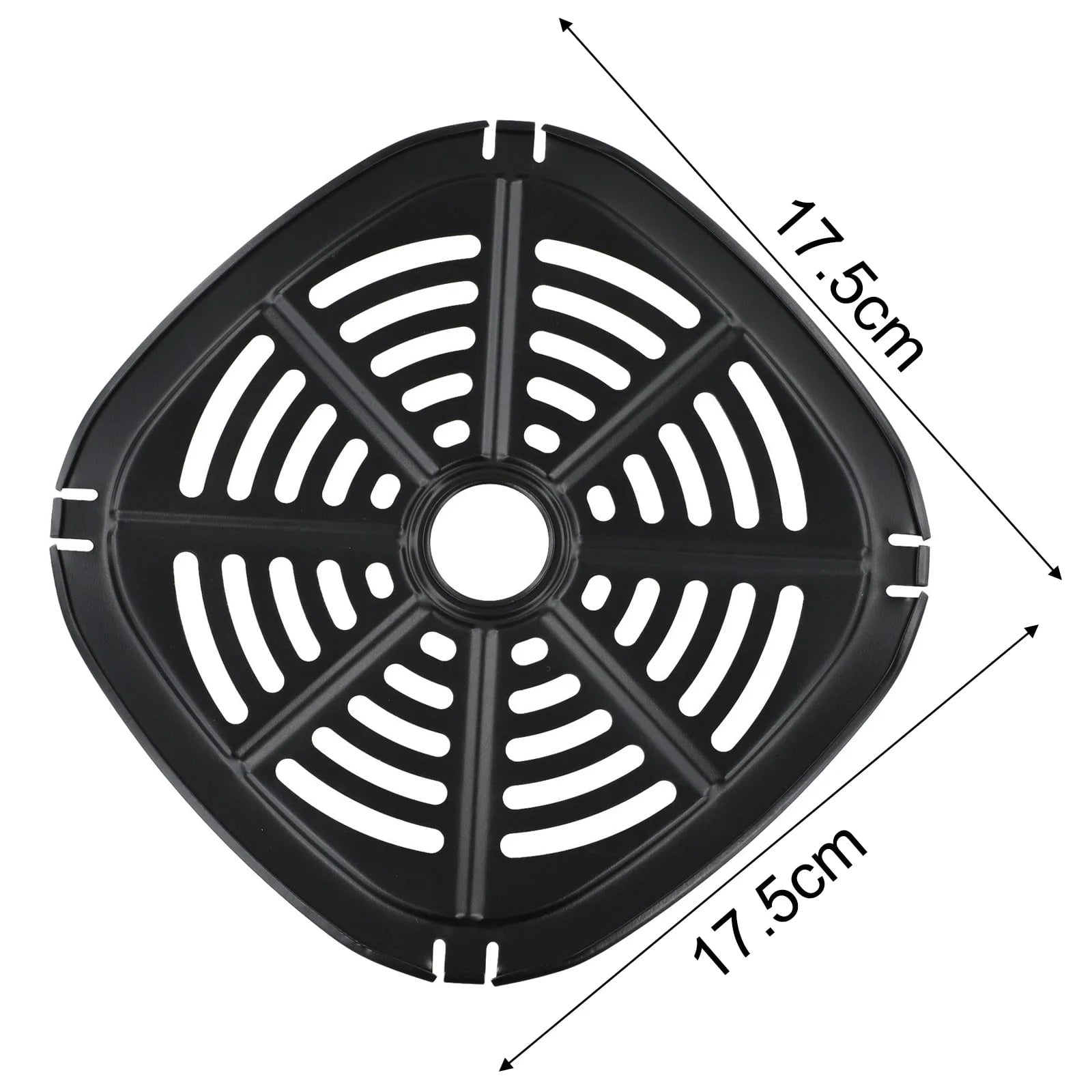 Air Fryer Basket Replacement Grill Pan with Food Divider Tray