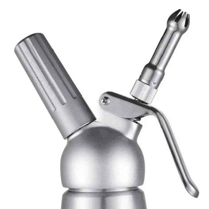 Professional Whipped Cream Dispenser 17oz/34oz Aluminum Siphon Gun