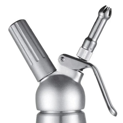 Professional Whipped Cream Dispenser 17oz/34oz Aluminum Siphon Gun