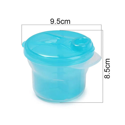 3-Dose Baby Formula Dispenser Container - Portable Milk Powder Storage