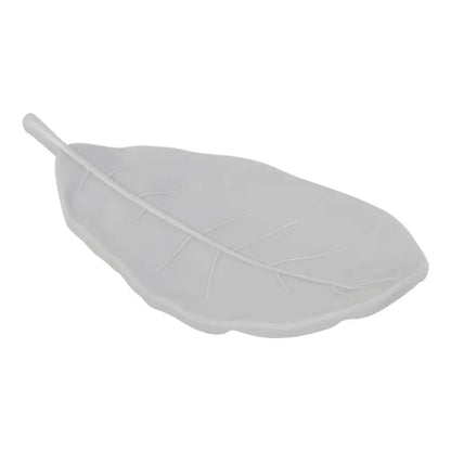 Leaf Shape Soap Dish Holder - Durable Bathroom Kitchen Organizer