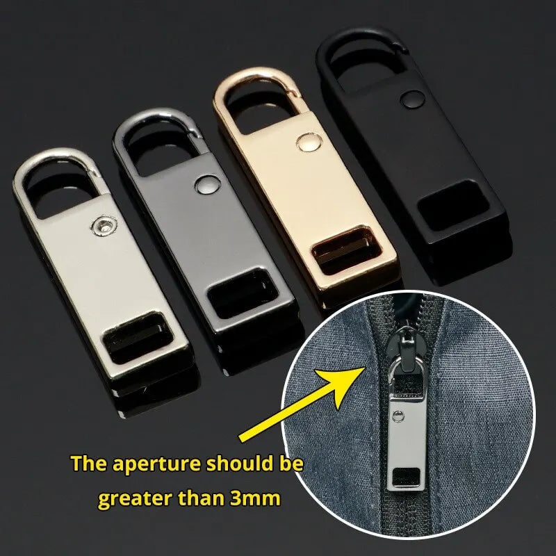 Detachable Zipper Pull Replacement Set - Multi Color 4/8pcs Jeans