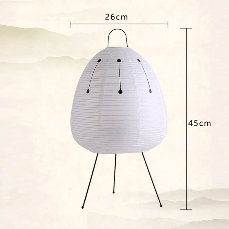 LED Modern Table Lamp Minimalist Hand Cradle Xuan Paper Design