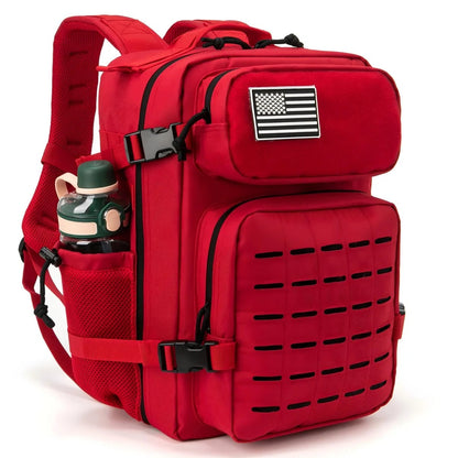 25L MOLLE Tactical Backpack with Bottle Holder - EDC Hiking Gym