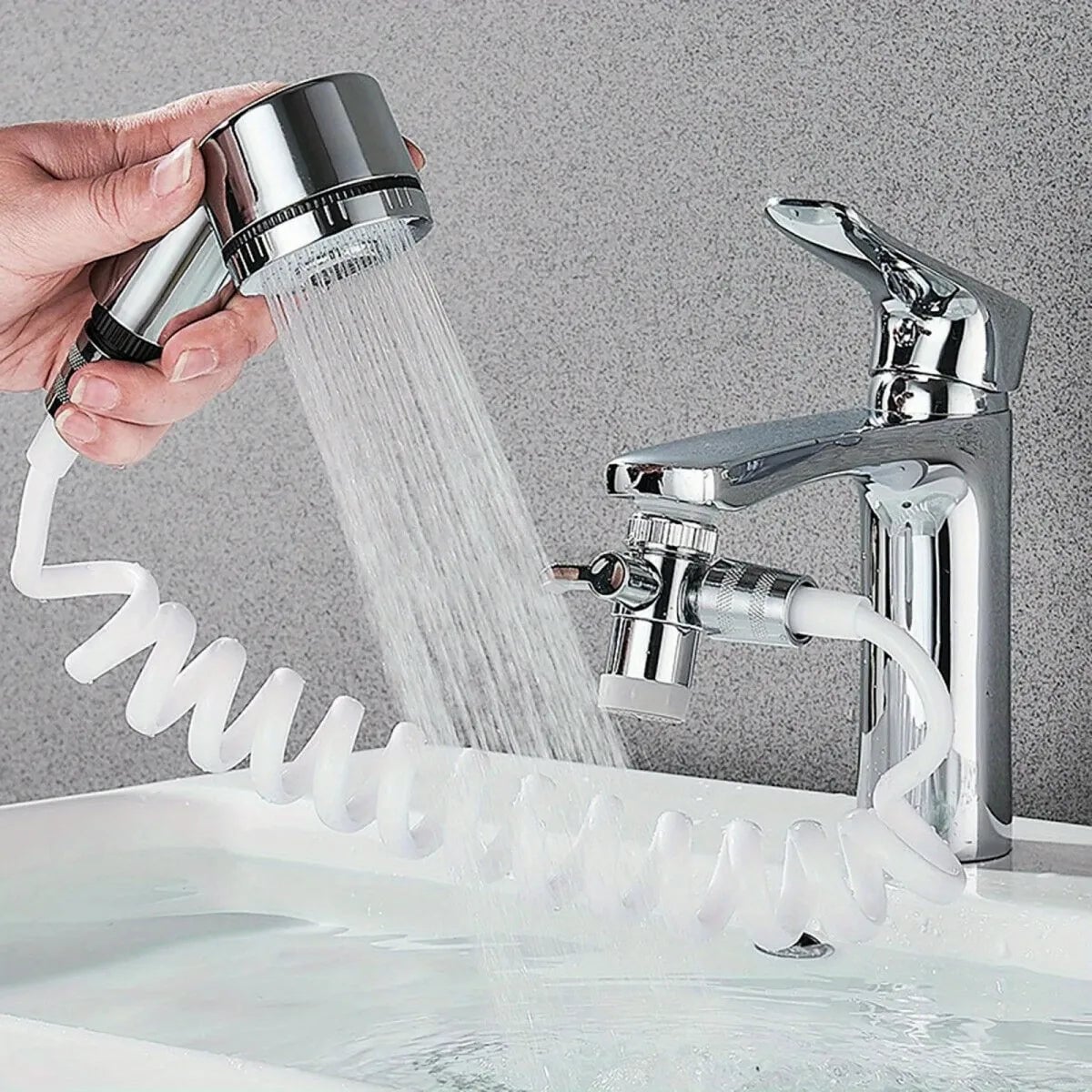Adjustable Sink Hose Sprayer - Multifunctional Faucet Extender