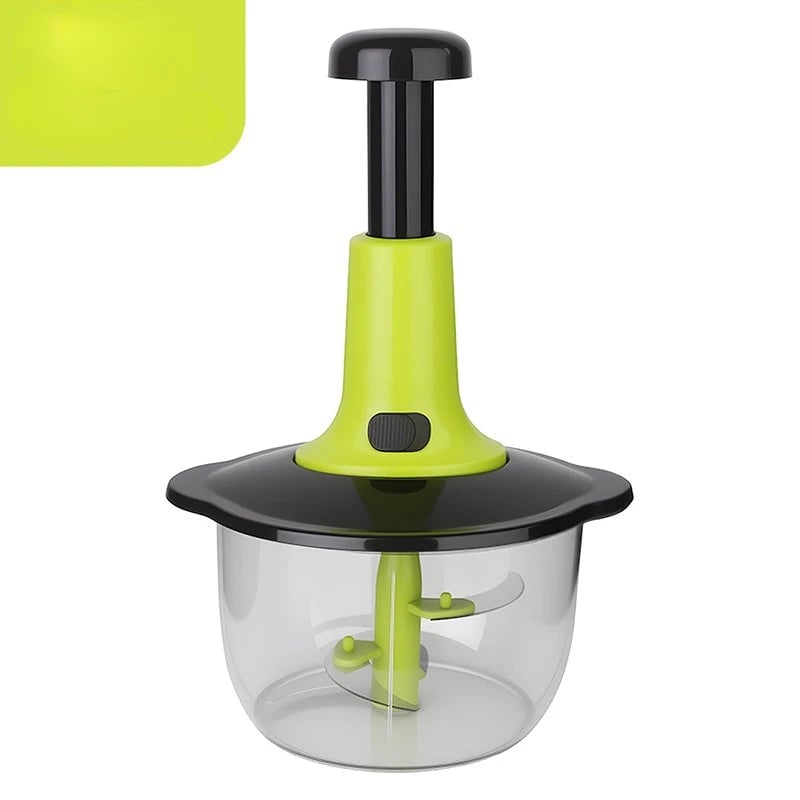 Durable Plastic Vegetable Fruit Herb Chopper - Compact Kitchen Tool