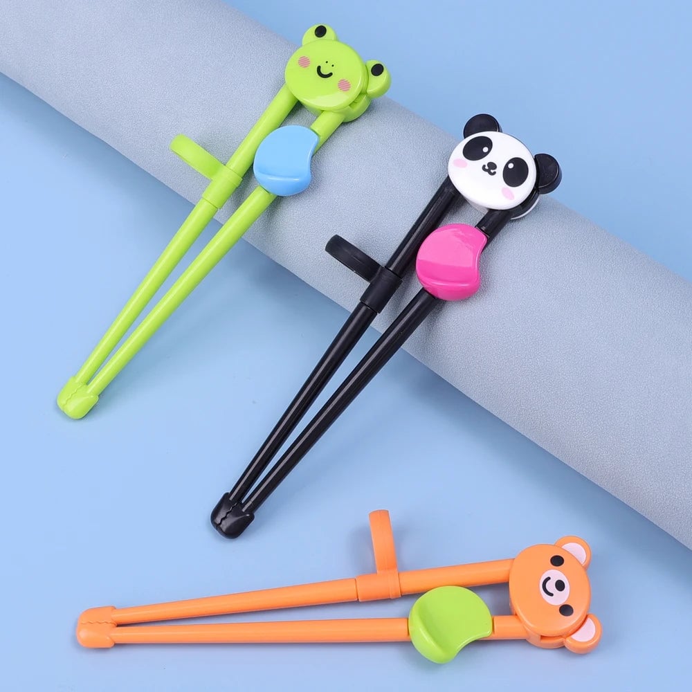 Training Chopsticks for Kids - Cartoon Animal Design Learning Aid