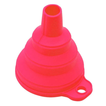 Mini Foldable Silicone Funnel - Collapsible Portable Kitchen Tool