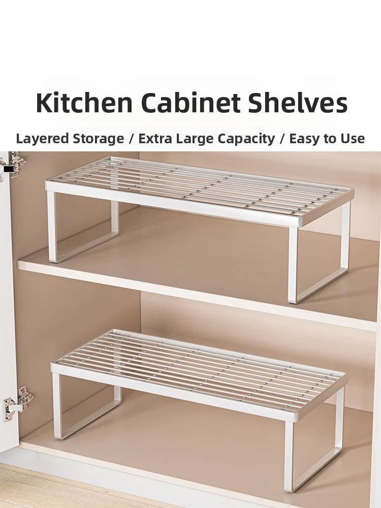 Multi-Layer Kitchen Countertop Organizer Spice Rack Storage Shelf