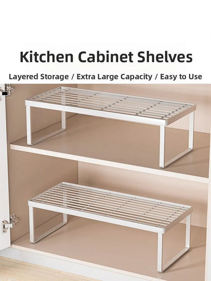 Multi-Layer Kitchen Countertop Organizer Spice Rack Storage Shelf