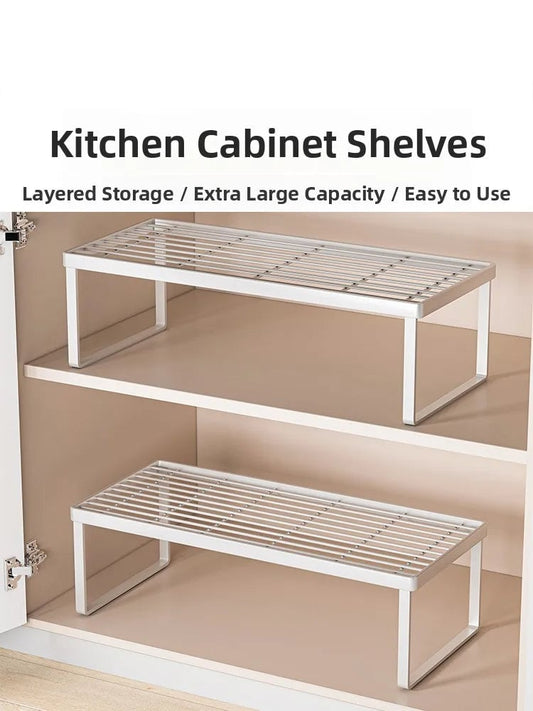 Multi-Layer Kitchen Countertop Organizer Spice Rack Storage Shelf