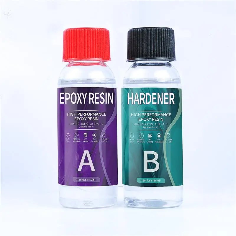 1:1 AB Crystal Clear Epoxy Resin Glue 100-1000g DIY Jewelry Making