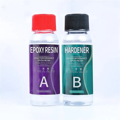 1:1 AB Crystal Clear Epoxy Resin Glue 100-1000g DIY Jewelry Making