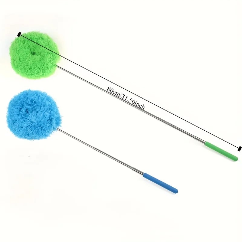 Reusable Microfiber Ceiling Fan Duster Set - Dust Lock Technology
