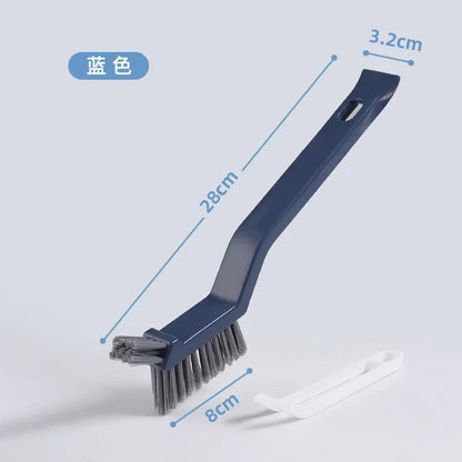 2-in-1 Corner Gap Cleaning Brush - Bathroom Floor Tile Scrubber