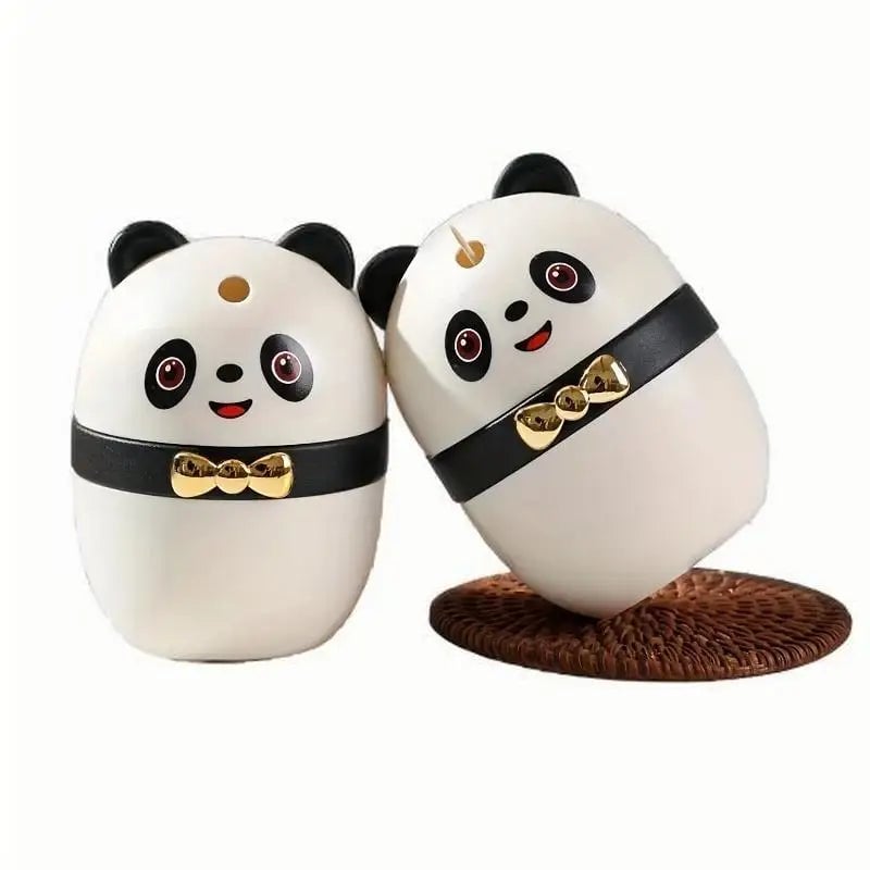 Panda Automatic Toothpick Dispenser - Cute Kitchen Storage Box
