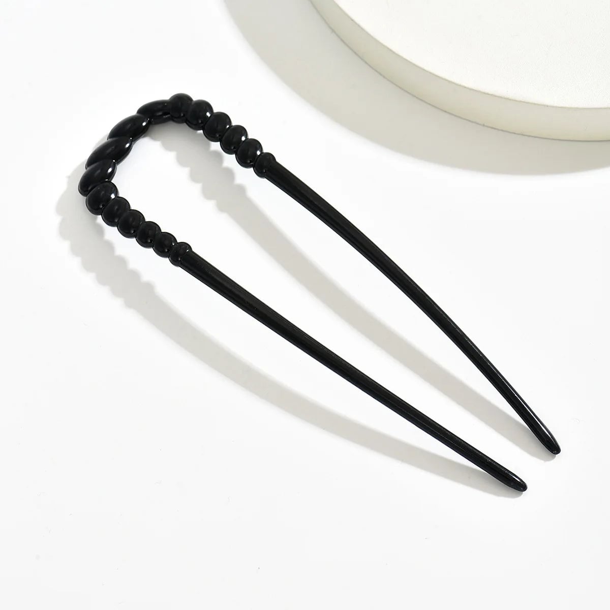 Metal Alloy U-Shaped Hair Forks Hammer Pattern Hairpins Women