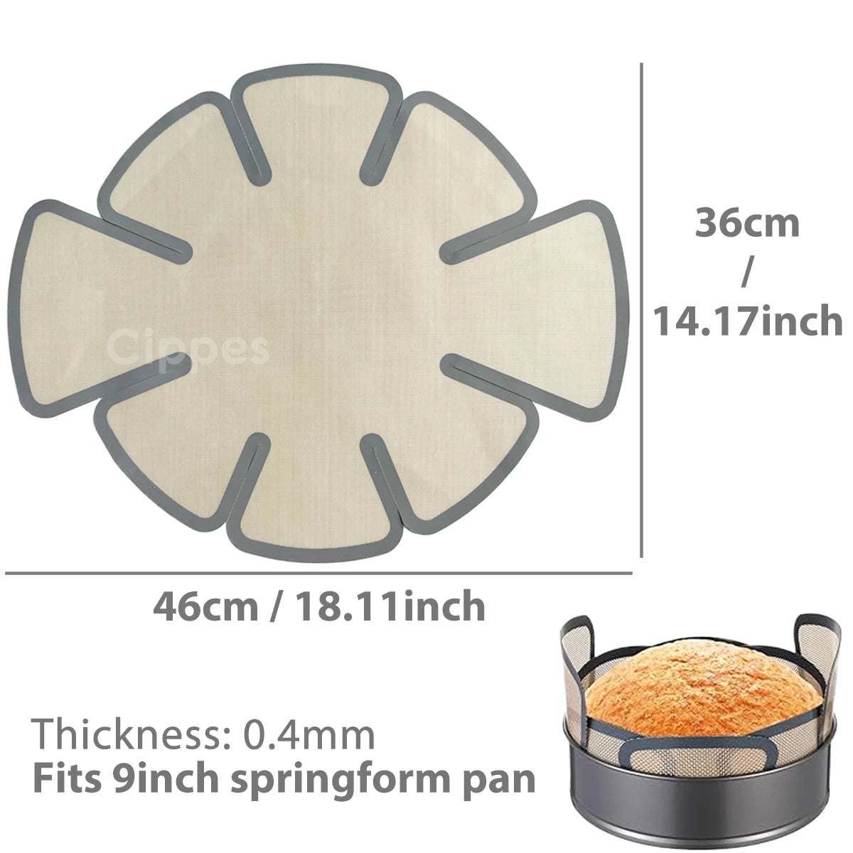 Silicone Bread Loaf Pan Liners 9x5 Inch Reusable Nonstick Mats