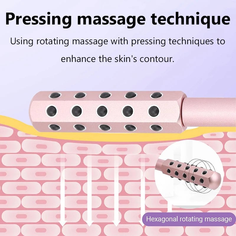 24 Germanium Acupoint Face Roller Stick - Gua Sha Massage Tool