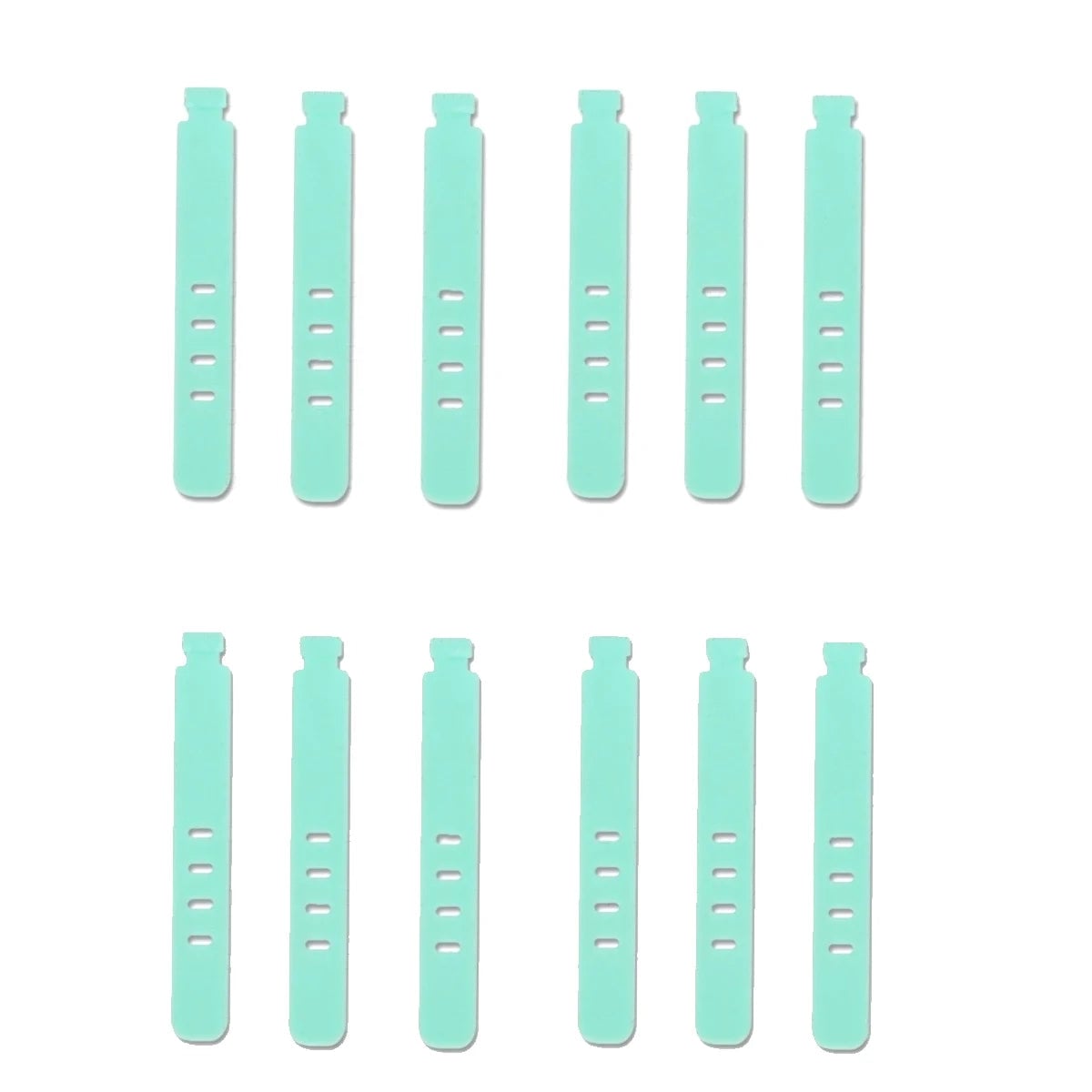 20PCS Silicone Cable Ties Reusable Wire Organizer Cord Holder Straps
