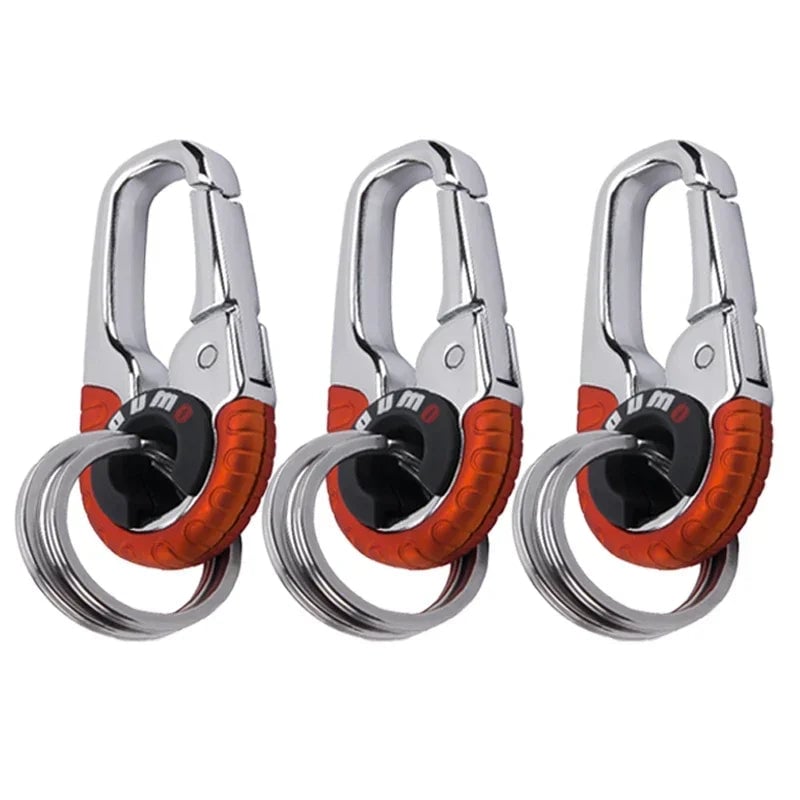 Stainless Steel Carabiner Keychain Hook - Outdoor Climbing Key Ring