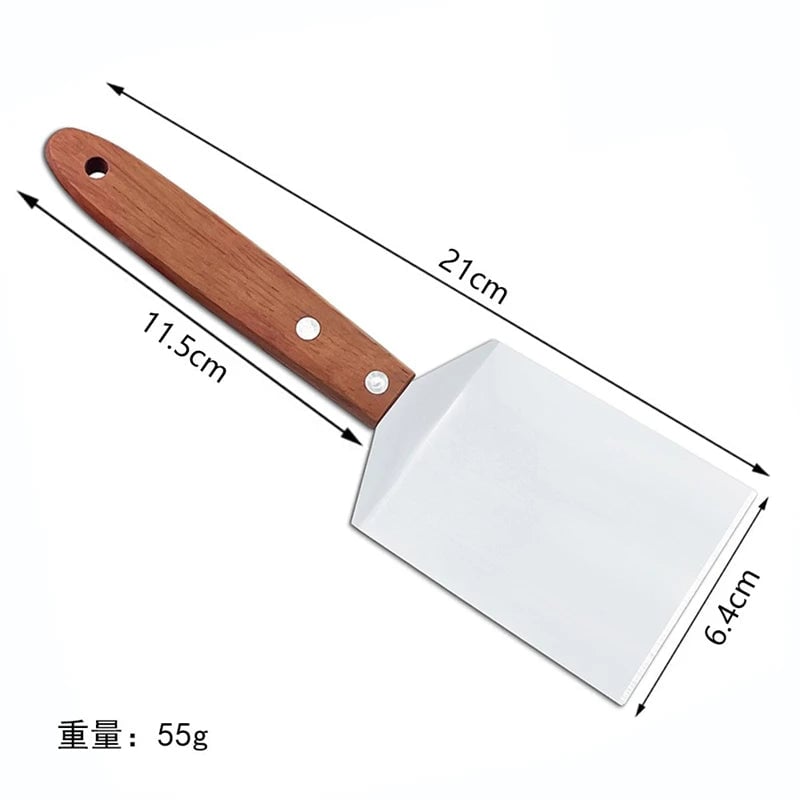 Stainless Steel Non-Stick BBQ Spatula & Grill Scraper Tool