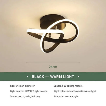 LED Strip Ceiling Light Modern Minimalist Fixture Aisle Staircase
