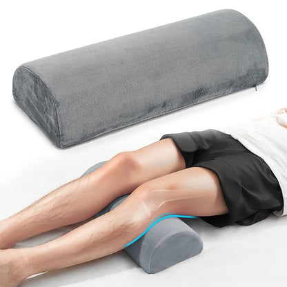 Half Moon Memory Foam Bolster Pillow - Legs Knees Lower Back Support